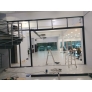 Aluminium Frame w Glass Partition 