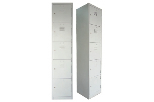 5 Compartments Steel Locker