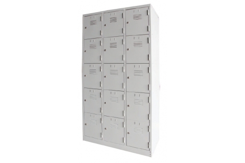 15 Compartments Steel Locker