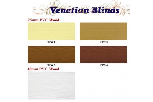 Venetian Blind - Wood type 