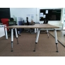 L Shape Table w Adjustable  Vio Leg 