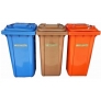 Schaefer Mobile Garbage Bin 2-Wheel ( 3 in 1 ) (Blue,Brown, Orange)