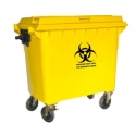 Biohazard Mobile Garbage Bin 4- Wheel -660liters