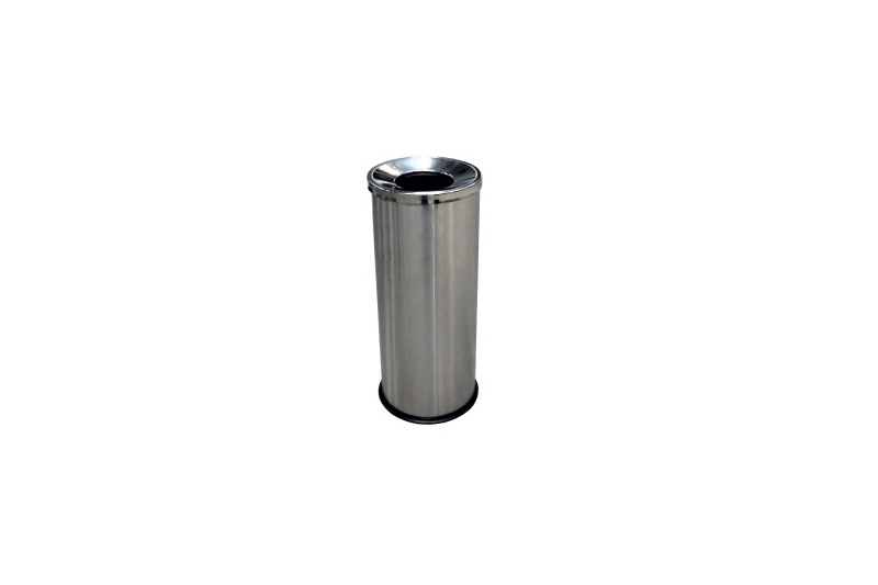 Stainless Steel Bin Round c/w Open Top 