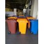 Schaefer Mobile Garbage Bin 2-Wheel ( 3 in 1 ) (Blue,Brown, Orange)