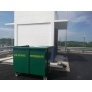 Metal Leach Bin 4-Wheel 1500 Liters 