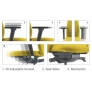 Eve F Series - Aluminium Base (Fixed Armrest)