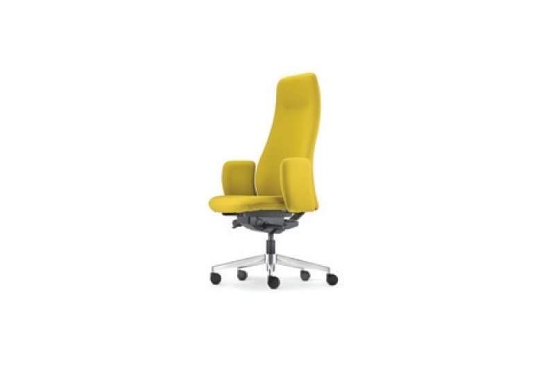 Eve F Series - Aluminium Base (Fixed Armrest)