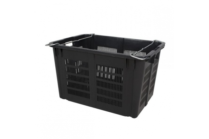 Industrial Stackable Basket - Black 