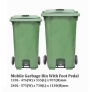 Mobile Garbage Bin 120/140L