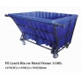 PE Leach Bin cw Metal Frame 1100L
