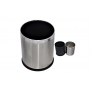 Room Bin Round Double Layer - Stainless Steel Outer