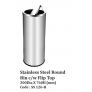 Stainless Steel Bin Round c/w Ashtray Top 