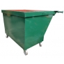 Metal Leach Bin 4-Wheel