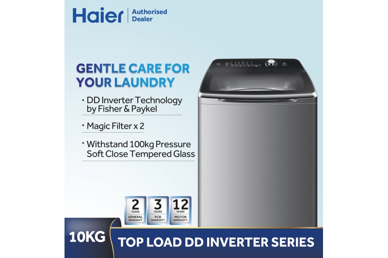 Top Load Inverter Washing Machine (HWM100-M1990DD)