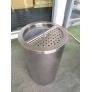 Stainless Steel Bin Round c/w Ashtray Top 